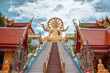 City Tour: Big Buddha, Plai Laem, Hin Ta Hin Yai, Na Muang Waterfall Tickets With Private Transfer