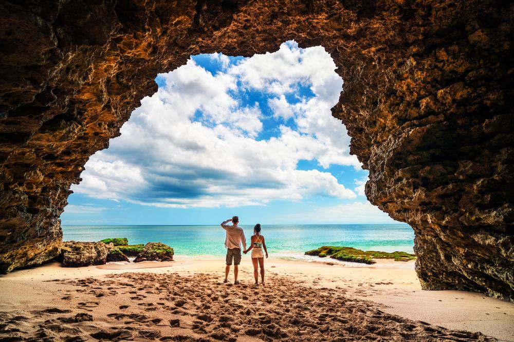 Visit the Cave Under Uluwatu Beach 