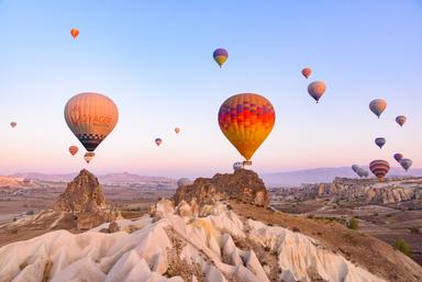 Hot air balloon ride