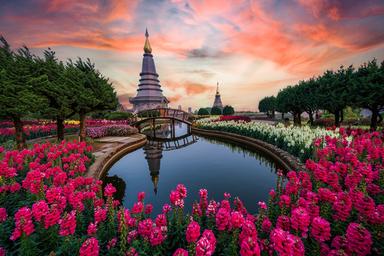 Doi Inthanon + Red Karen Hill Tribe + Lunch Tickets With Private Transfer 