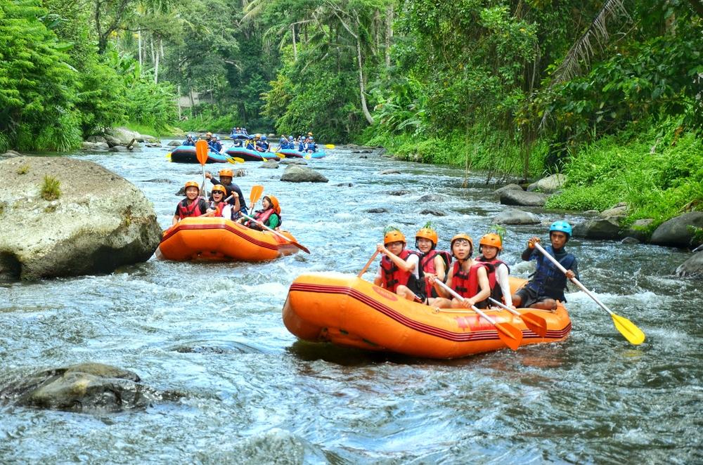White water rafting 